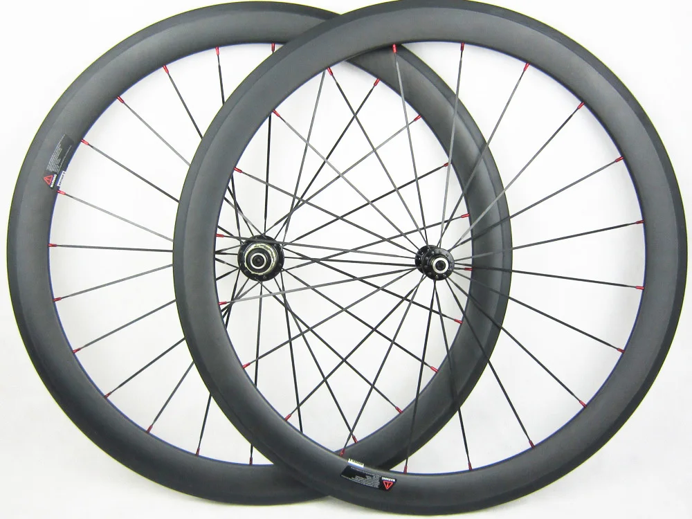 50mm Clincher 25mm Light Bike Wheels Carbon Road Racing Bicycle Wheel