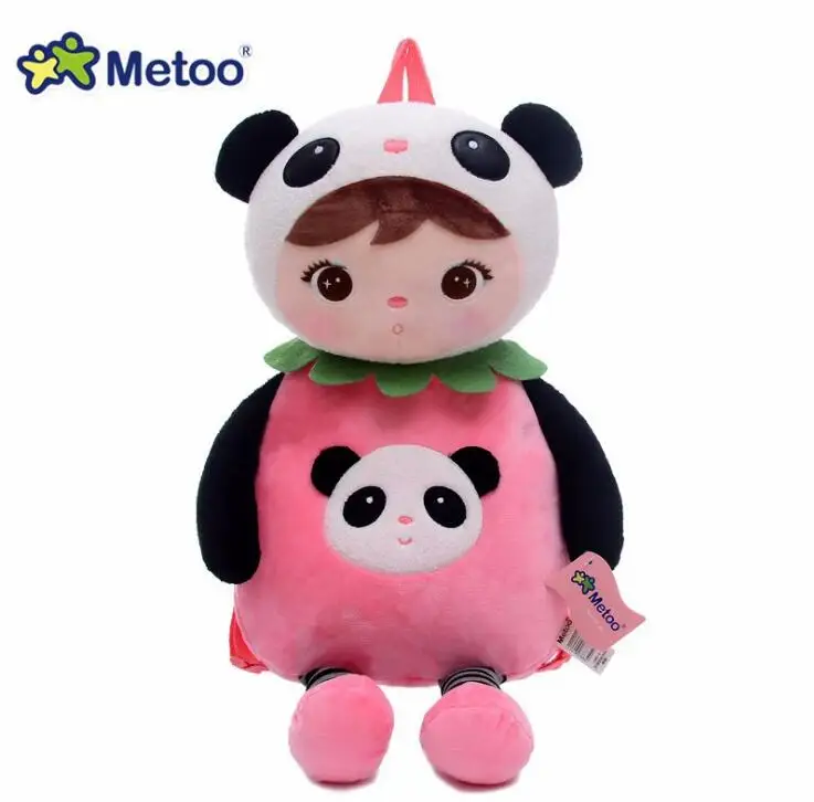  49cm METOO Cute Cartoon Bags Kids Doll Plush Backpack Toy Genuine Angela Girl Children Shoulder Bag - 32984603960