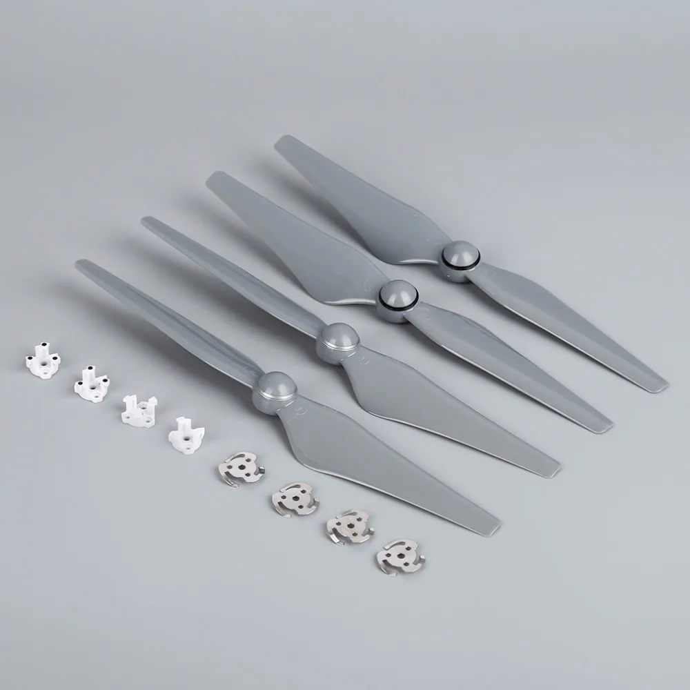 UltraPro Gray Colored Propellers for DJI Phantom 4 with Microfiber 