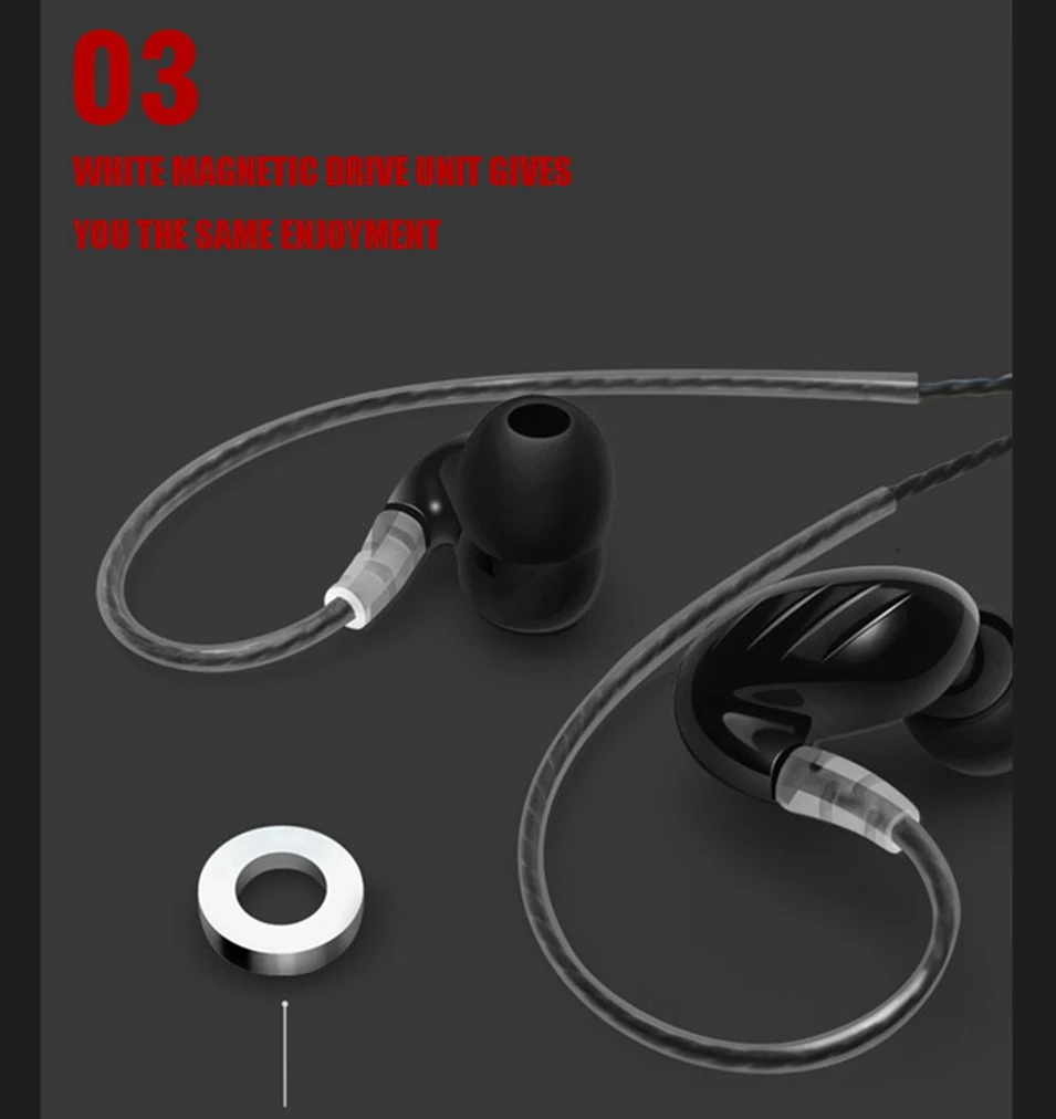 Icoque Wired In-Ear Earphone with Mic Hifi Music Stereo Headphones for iPhone Samsung Xiaomi PC MP3 Sport Earphone 3.5mm Headset (8)