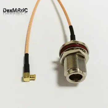 

RF MCX Male Right Angle Switch N type Female bulkhead Pigtail Cable RG316 Wholesale Fast Ship 15CM