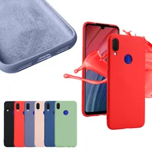 Мягкий жидкий силиконовый чехол с полным корпусом для Huawei p30 p20 p10