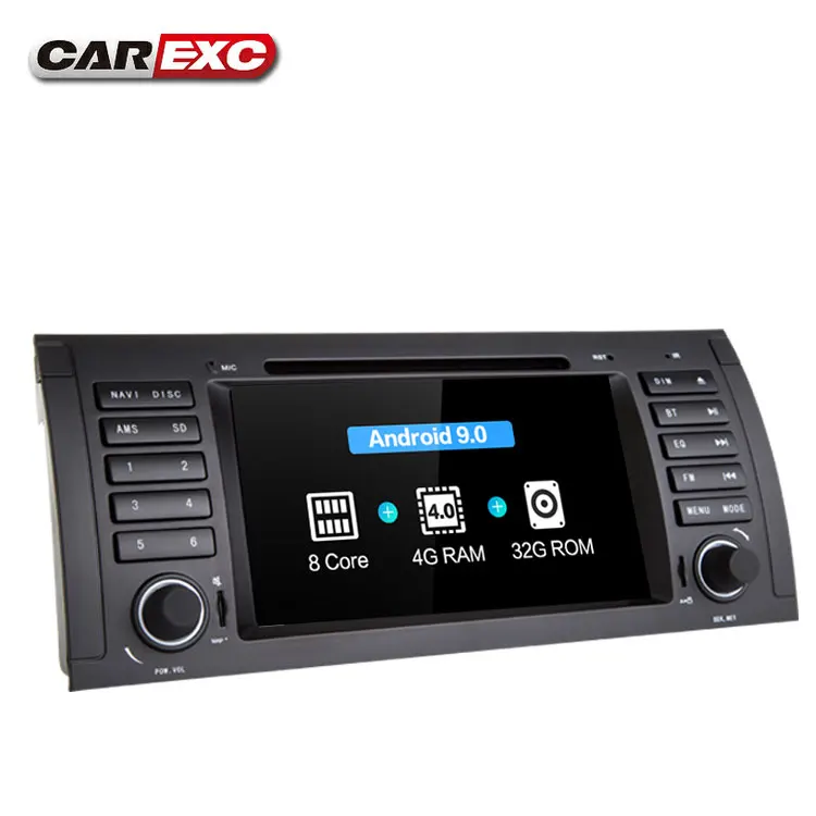Clearance Octa-Core Android 9.0 FOR BMW 5 Series E53 X5 E39 M5 520I 525I 528I 530I 535I Car Radio DVD GPS Navi System Carplay 0
