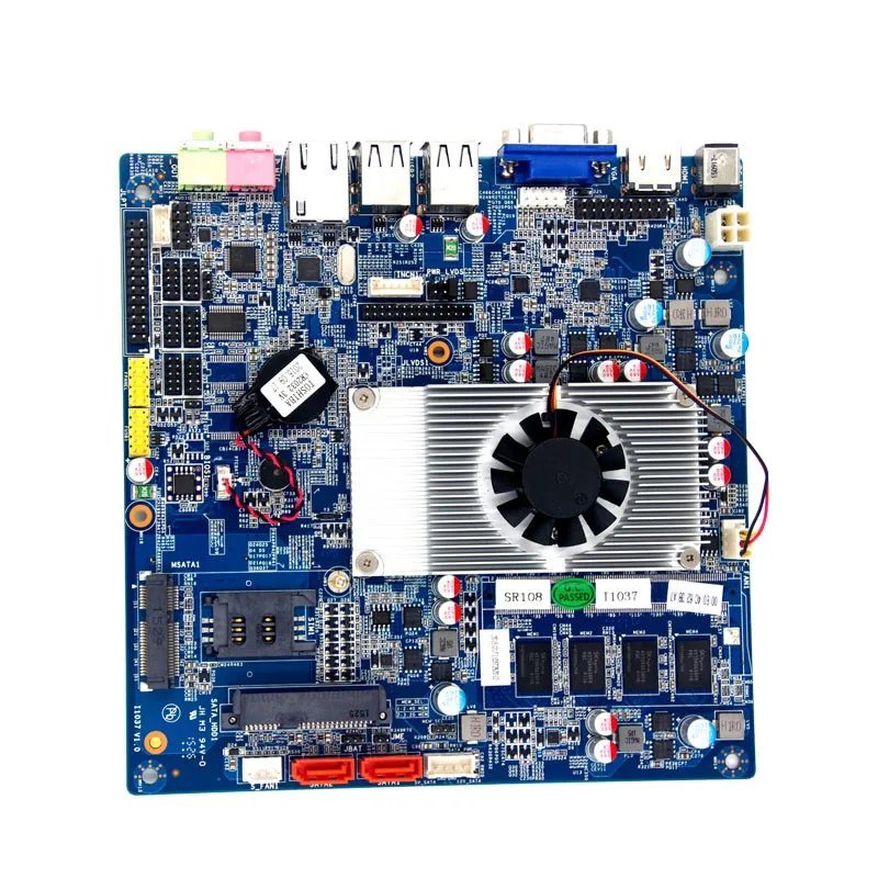 

Nm 70 Chipset 1037U 6 COM mother board scrap 1* LAN Firewall Motherboard With Optical Fiber Port