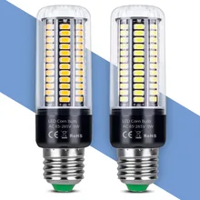 

LED Bulb E27 Corn Lamp 220V Lamparas LED E14 Home Light 5736 SMD Energy Saving 110V 3.5W 5W 7W 9W 12W 15W 20W Chandelier Ampoule