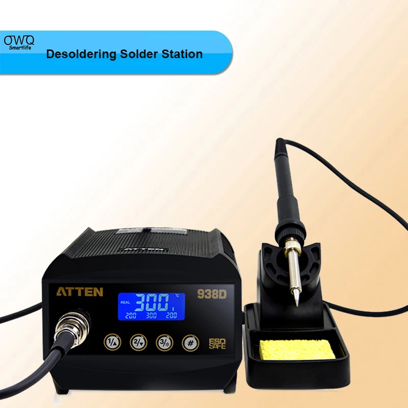 Atten AT938D ESD Safe 60W Digital Welding Desoldering Solder Station