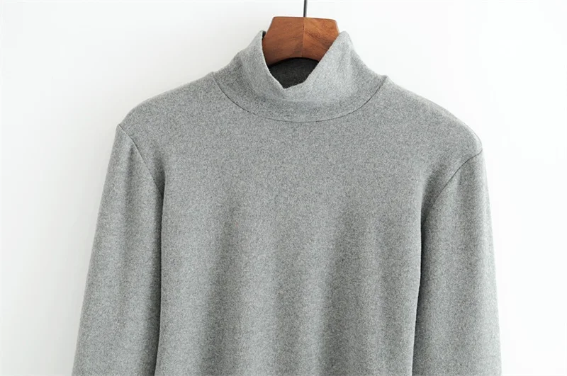 red bodysuit Autumn & Winter Wear Women Turtleneck Long Sleeve Warm Bodysuits cut out bodysuit