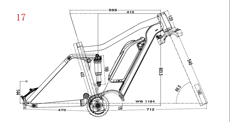 E-BIKE гибридная подвесная рама для внедорожника 27,5 из алюминиевого сплава с электроприводом и мягким хвостом