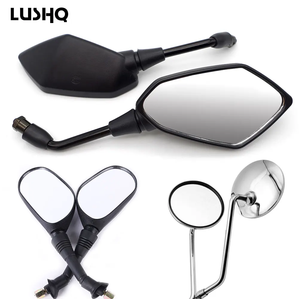 

Motorcycle mirror rearview mirror 8mm 10mm accessories for honda msx 125 kawasaki z1000 ktm 690 suzuki bandit 650 yamaha r15