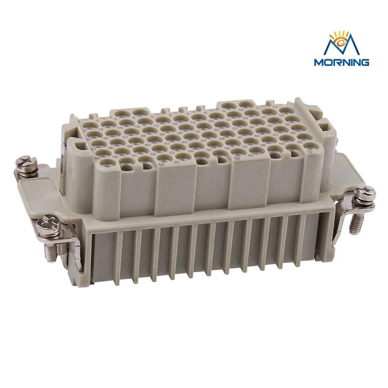 

HDD-072 Female Copper Alloy Material Industrial 72 Pins Current 10A Voltage 250V Heavy Duty Connector, Male Crimp Terminal