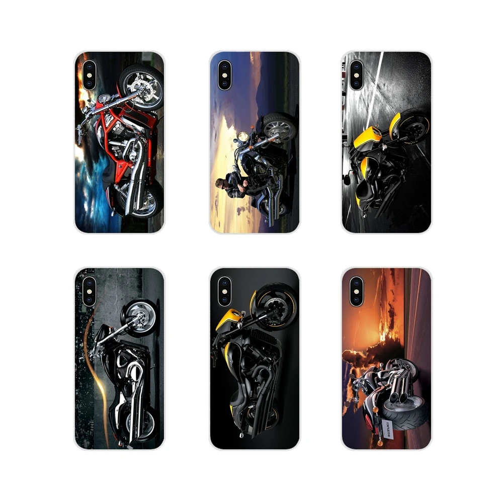 Чехол для мобильного телефона Apple iPhone X XR XS MAX 4 4S 5 5S 5C SE 6 S 7 8 Plus ipod touch Suzuki Intruder