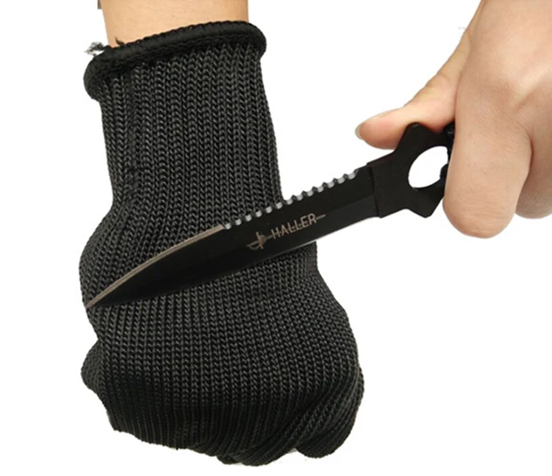 Full Finger Anti Knife Butcher Gloves Stainless Steel Anti Cut Gloves for Fishing Hunting Fishing Accessories Hand Protection