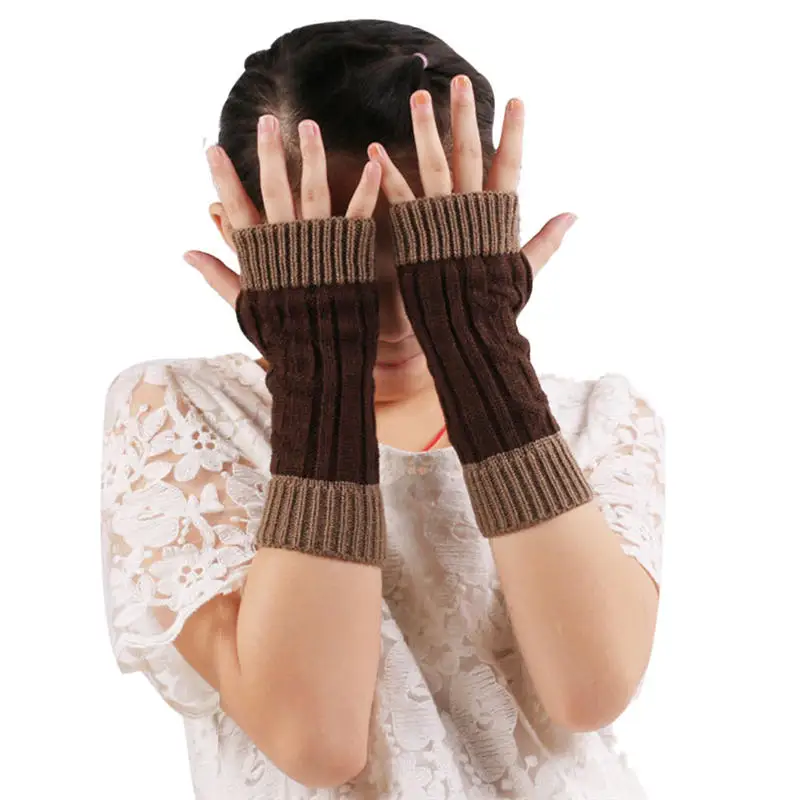  Knitted Fringe Warm Lovers Gloves winter gloves modis luvas Hand Gloves guantes eldiven handschoenen 40FE1408
