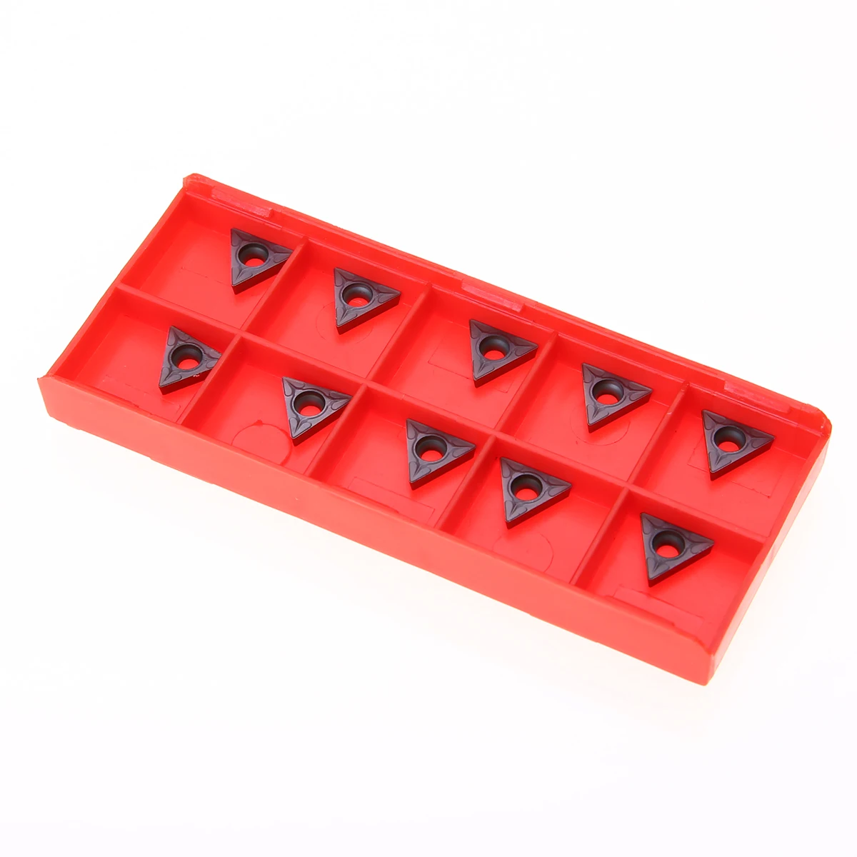 10pcs Durable Carbide Inserts TCMT110204/TCMT 731 Blades Processing Cutter for Lathe CNC Turning Boring Tool 10mm*10mm*2mm