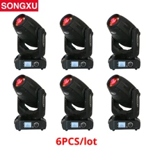 SONGXU 6 шт./лот 280 Вт Шарпи луч пятно Мыть Перемещение головного света для дискотека этап ночной клуб бар/SX-MH280