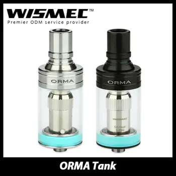 

Original Wismec ORMA Tank 3.5ml Capacity Electronic Cigarette Atomzier Side filling Top Airflow with DS NC DS Dual Coil 0.25ohm