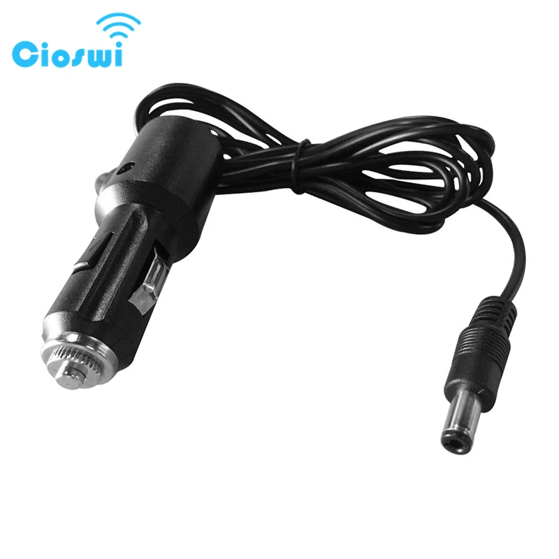 

Cioswi 2M DC 12V Car Power Adapter EMARK Certification Charge Adapter Cord UL Certification 5*2.5mm Portable For 4G Wifi Router