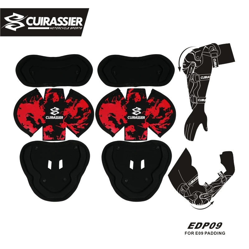 Наколенники Cuirassier EDP09 для мотокросса защитные наколенники 5 цветов|Защитные