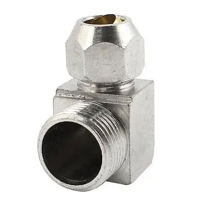 

Air Compressor 3/8PT Male Threaded to 8mm Tube L-Shaped Quick Release Coupler