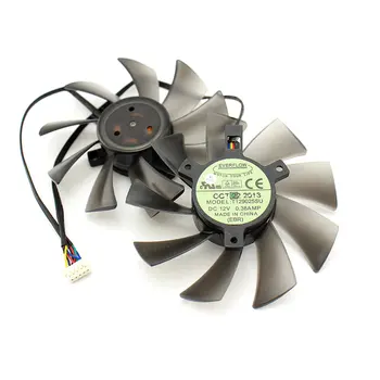 

New Original for ASUS HD7970 HD7950 GTX680 DirectCU II ENGTX580 DCII Video Graphics card cooling fan T129025SU DC12V 0.38A 1set