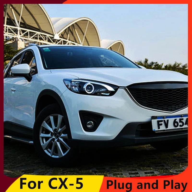 Автостайлинг KOWELL для Mazda CX 5 фары 2011 2015 CX5 светодиодный ные DRL Биксеноновые линзы