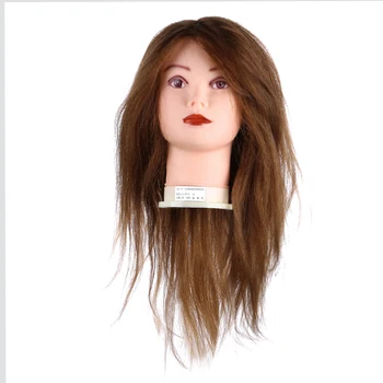 

18'' Professional Hairdressing Training Head Mannequin Head Hair Cut Salon Practice Model Tool