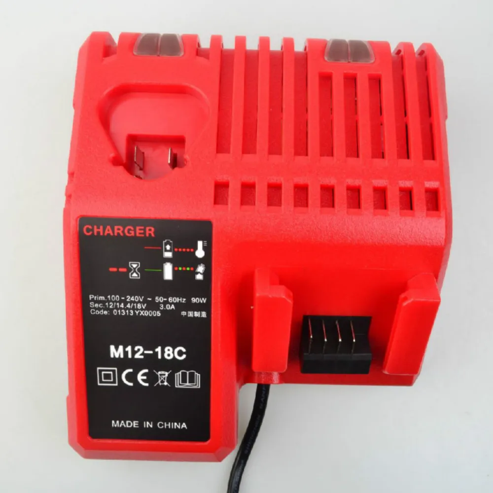 For Milwaukee M12-18C lithium battery charger milwaukee12V-18V battery charger M1218 For Milwaukee M12-18C lithium battery charger milwaukee12V-18V battery charger M1218