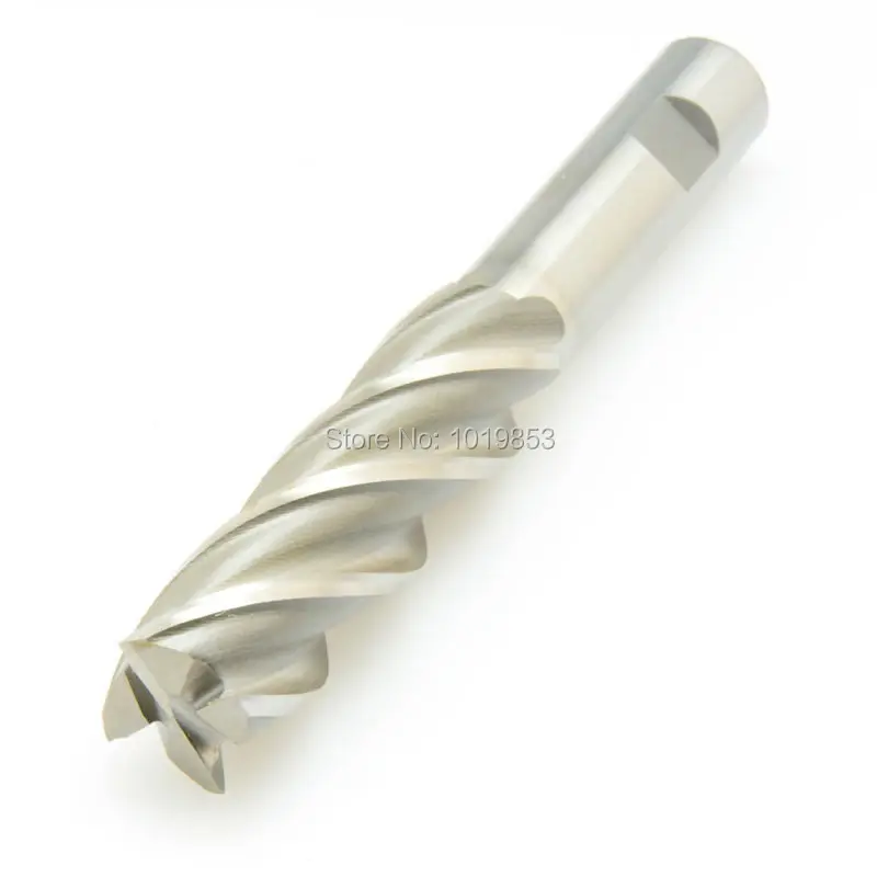 25X25X60X125 High speed steel flat square HSS end mill straight shank milling cutter for machine