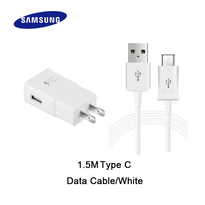 Samsung оригинальная usb зарядка Type C штепсельная вилка европейского стандарта для