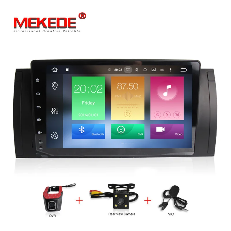 

4G LTE Android 9.0 ! 9Inch Car DVD Player Stereo System For BMW/E39/X5/M5/E53 Octa Cores 4GB RAM Wifi GPS Radio FM/AM Navigation