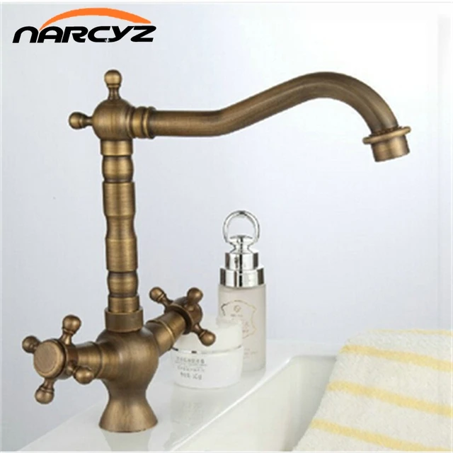 Special Price Antique kitchen faucet brass hot&cold sink mixer XR-GZ-7305