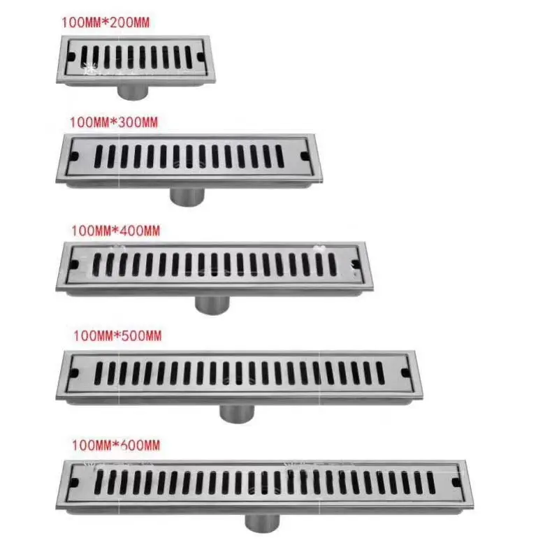 

selling extended 304 stainless steel floor drain long shower toilet of floor drain floor