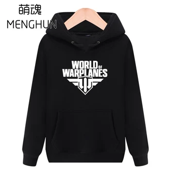 

World of warplanes new designed simple warm Autumn Winter hoodies men's game concept hoodies ac699
