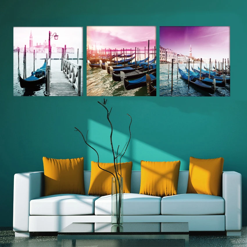 Free Shipping 3 Pieces No Frame Wall Decoration Canvas Prints