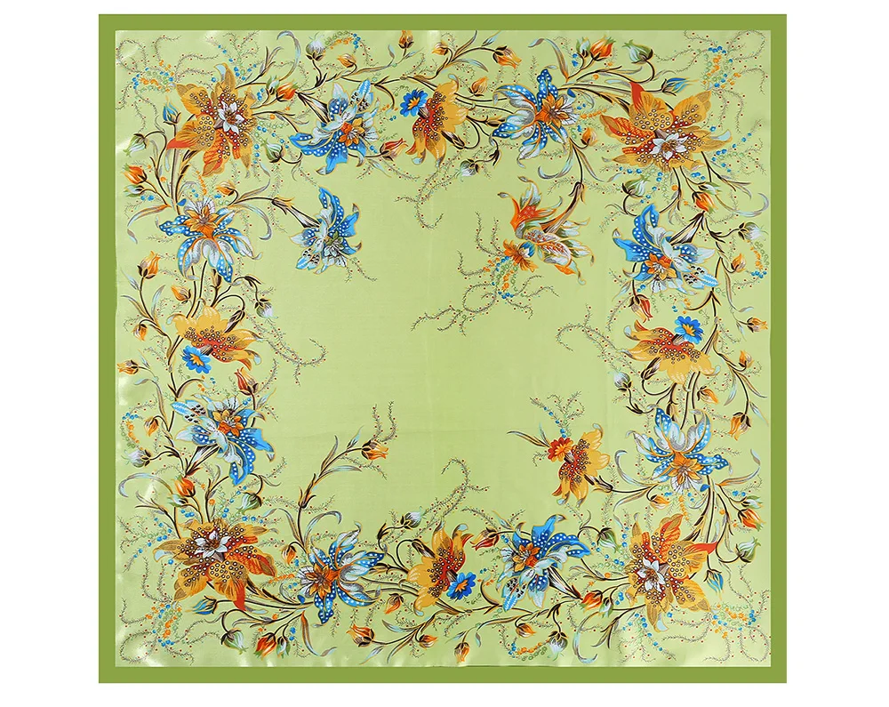 Printed Silk Scarf (9)