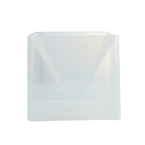 

Silicone Resin Mold For Jewelry Making Pyramid White Square 17.5cm x15.5cm(6 7/8" x6 1/8") 15.5cm x14.2cm(6 1/8" x5 5/8"), 1 Set
