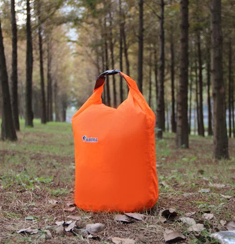 Открытый плавательный водонепроницаемый мешок кемпинг рафтинг хранения сухой мешок с регулируемым ремешком крюк 10л 20л 40л - Цвет: Orange 20L