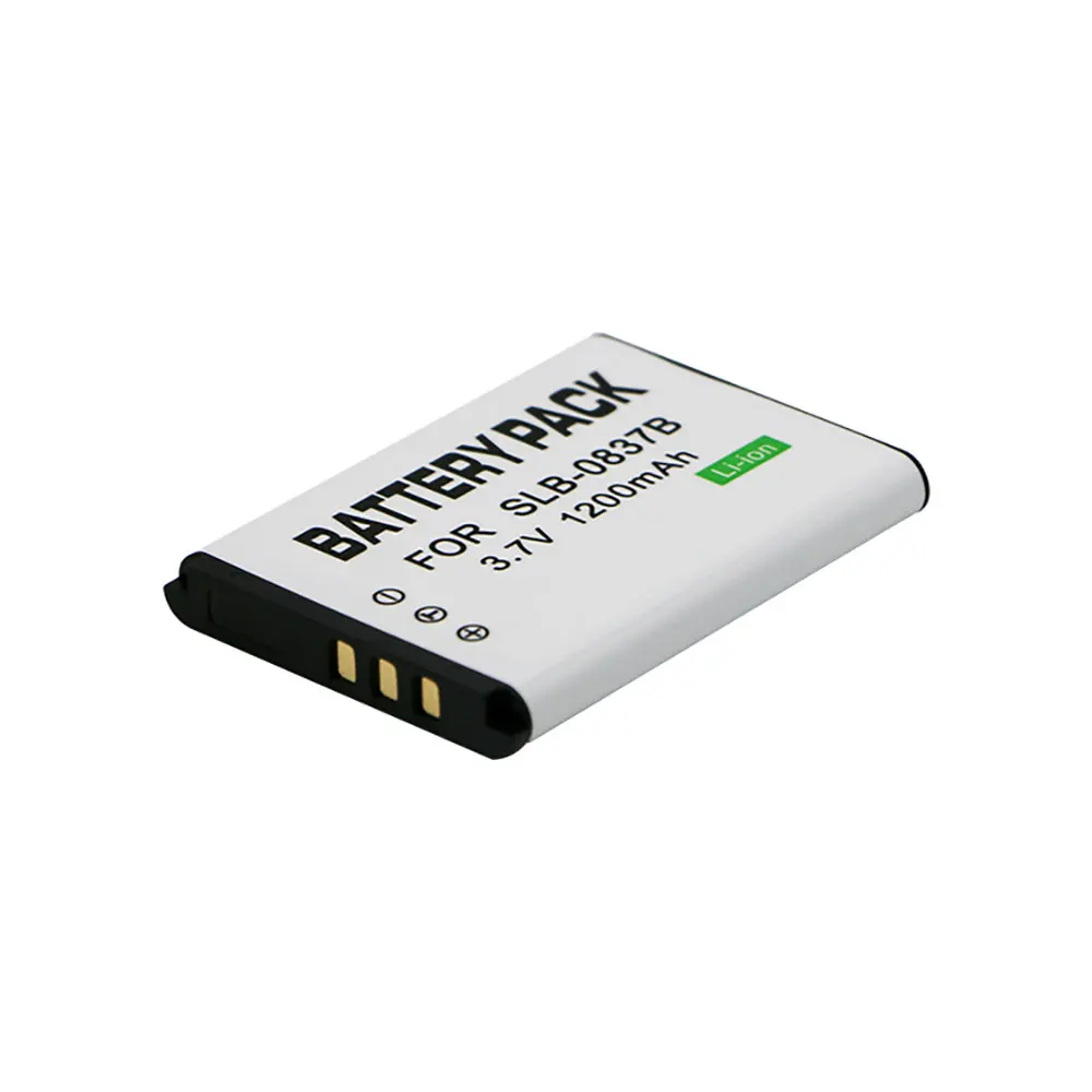 2x Batterie NV20 SL201 USB Caricatore SLB-0837B per Samsung NV15 