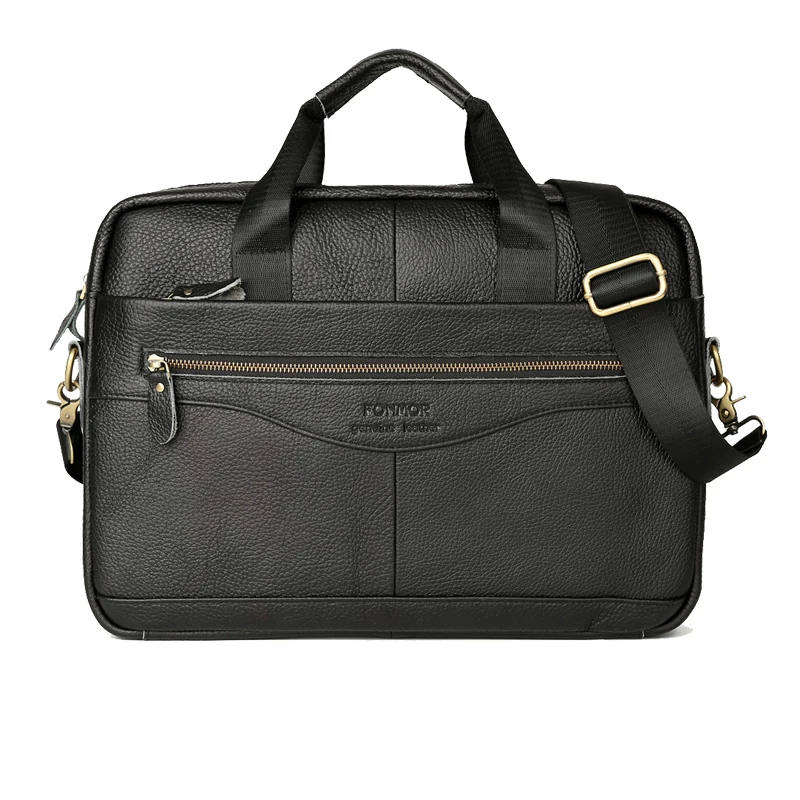 

2018 Business Briefcase Handbags Oil Wax Leather Men Bag Men Crossbody Bags Men's Travel Laptop Shoulder Bag