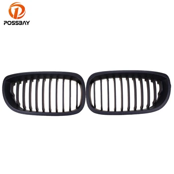 

POSSBAY Matte Black Car Front Bumper Center Grill for BMW 3-Series E46 Cabrio/Cabrio 2003-2006 Facelift Auto Racing Grilles
