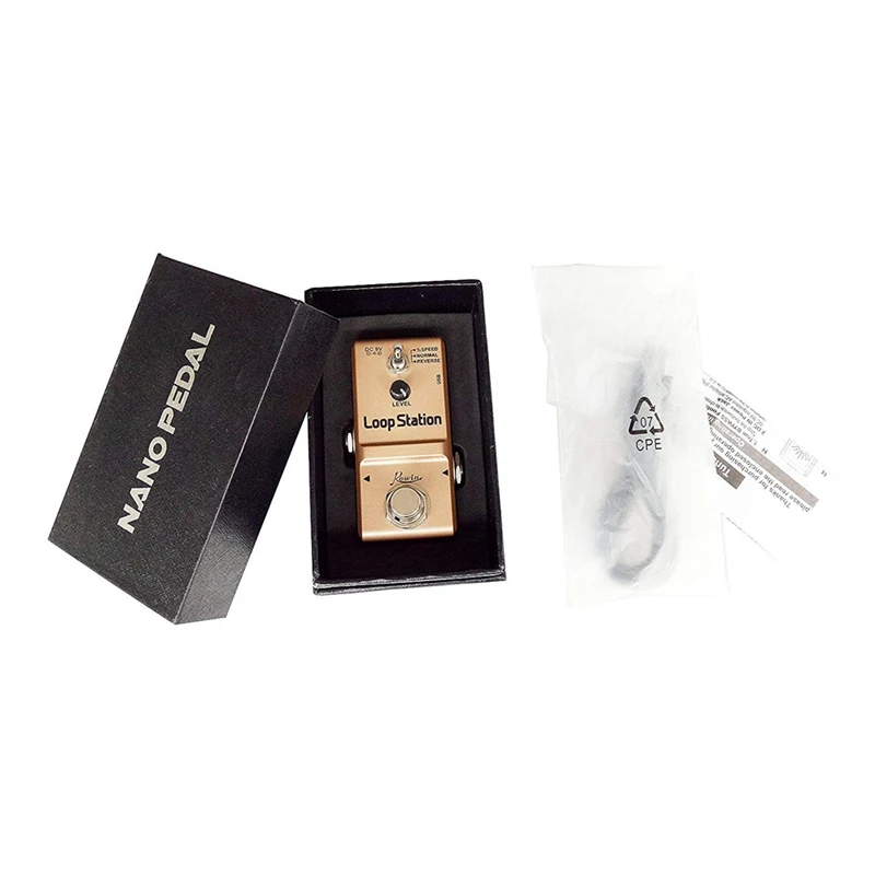 

Rowin Ln-332S Loop Station Looper Effects Pedal Unlimited Overdubs 10 Minutes Of Looping, 1/2 Time, And Reverse