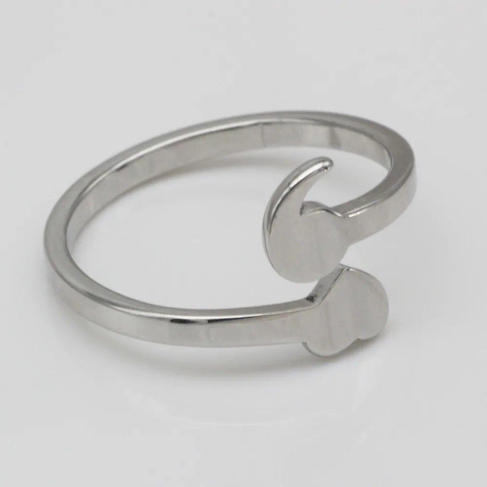 Semicolon Ring Semi colon Ring Heart Suicide Depression Awareness Heart Ring Women Girl Inspiration Jewelry drop shipping YP0085