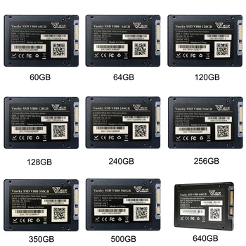 

Vaseky 60GB 64GB 120G 240GB 256GB 360GB 480G 500GB 640GB Internal Solid State Drive 2.5'' SSD SATA3 Hard Disk Laptop Hot
