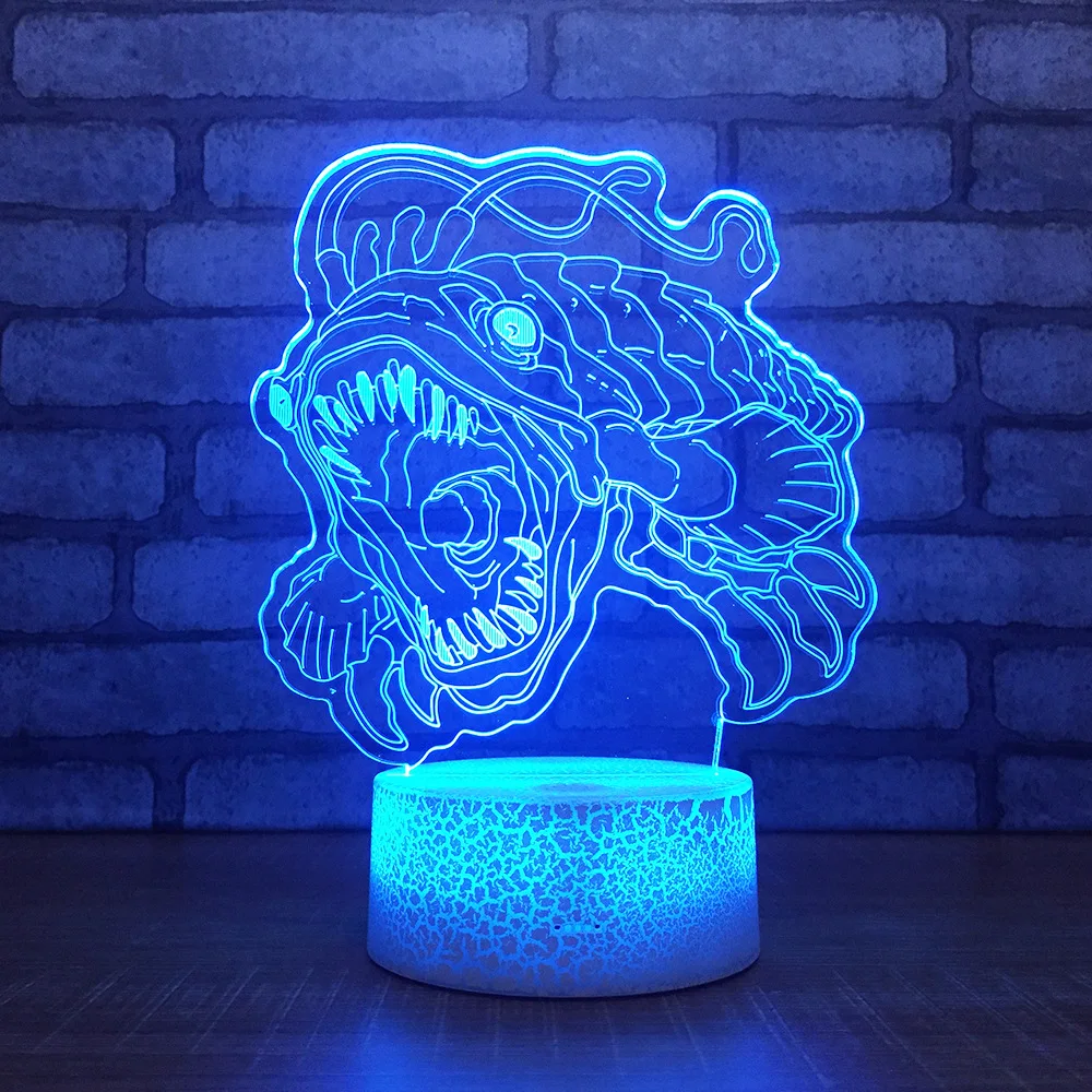 Acrylic Remote Color Changing Table Lamp Christmas