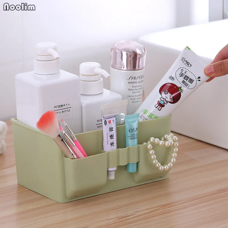 NOOLIM Eco-Friendly Easily Cosmetic Storage Box Small Desktop Office Computer Remote Finishing Debris Classification | Дом и сад
