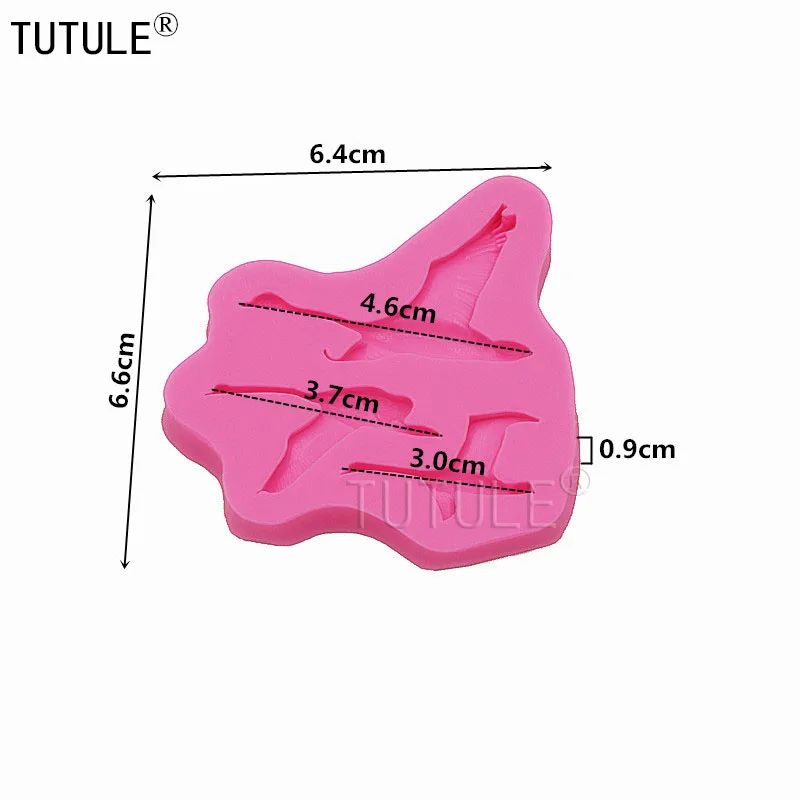 Инструменты для украшения тортов из мастики три гуси птицы помадка торт плесень шоколадный десерт украшение Печенье мусс кольцо Diy выпечки