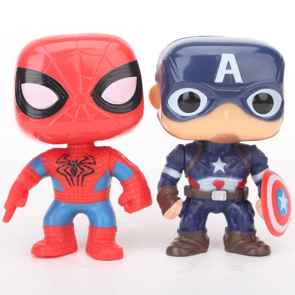 Disney Marvel Мстители 10 шт./компл. Dc Лига Справедливости Супер Герои персонажи модель