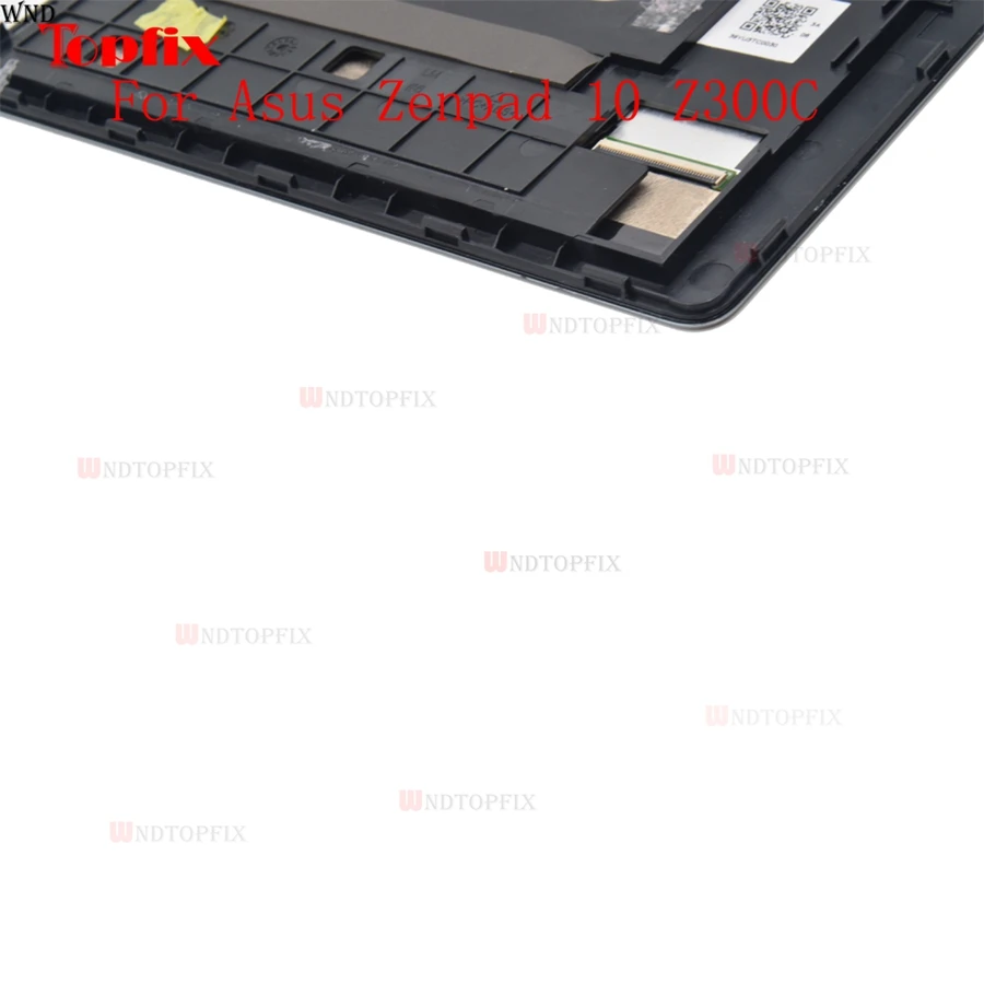 100% Tested Original Black LCD Display Touch Screen Digitizer With Frame 10.1Inch LCD Assembly Replacement Parts For Asus Z300C (4)