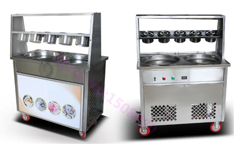 Двойная круглая машина для приготовления мороженого из таиланда фотомашина с 5