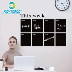 XINDI 2019 Новый ПВХ Съемный на этой неделе план Классная доска наклейки Экологически Классная доска наклейки на стену Lousa